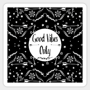 Good vibes only (light) Sticker